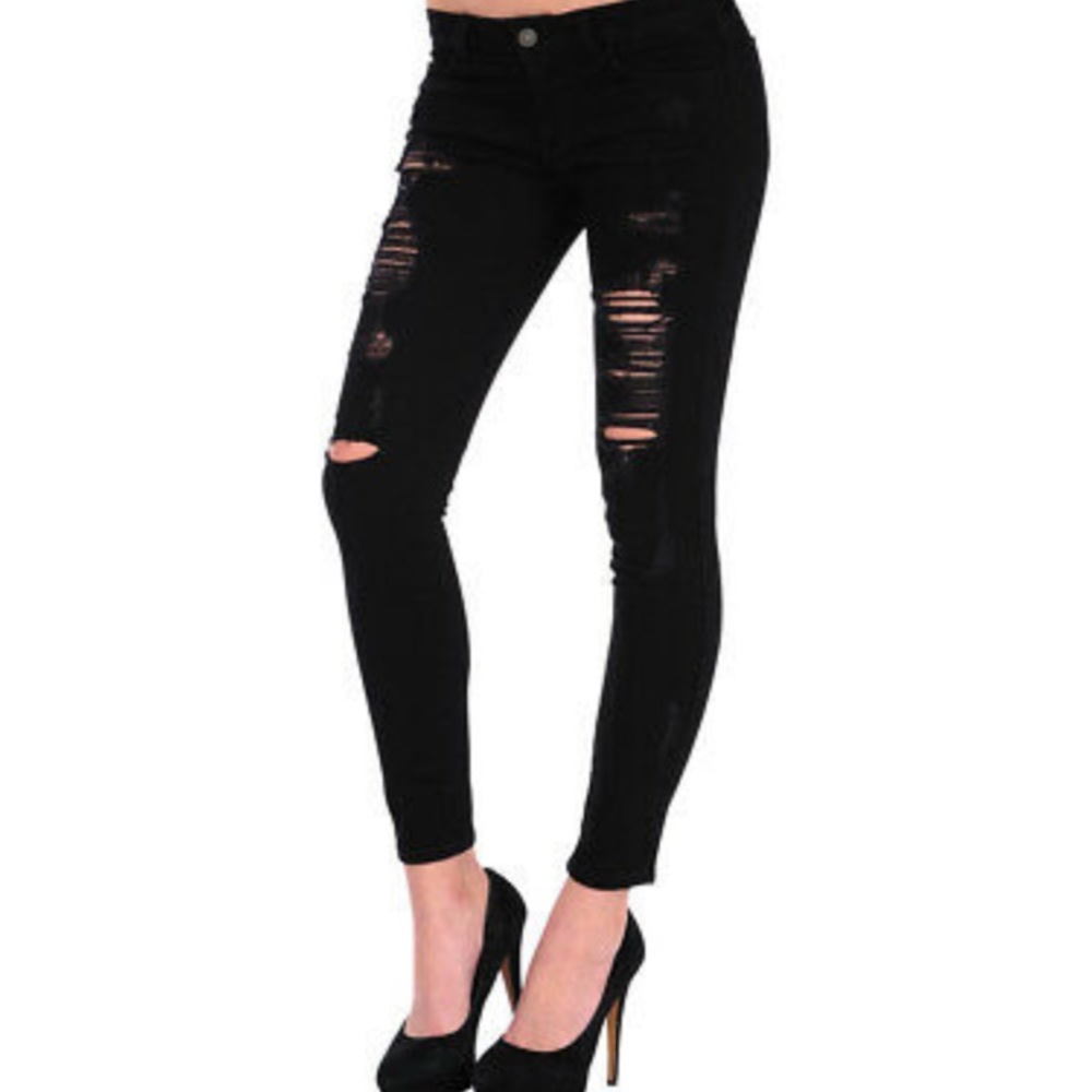 Siwy Black Contoured Skinny Jeans